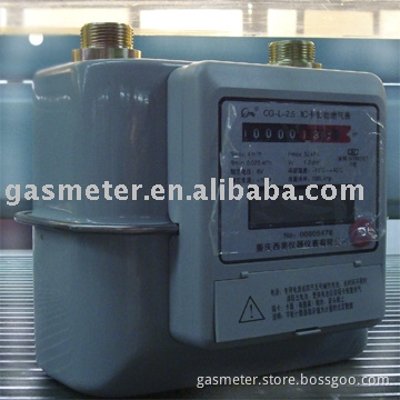 Ic card intelligent gas meter